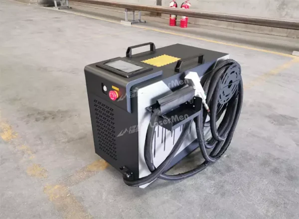 Máquina de soldadura láser de fibra portátil con refrigeración por aire