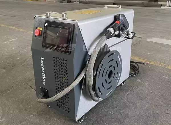 Máquina de soldadura láser de fibra portátil con refrigeración por aire
