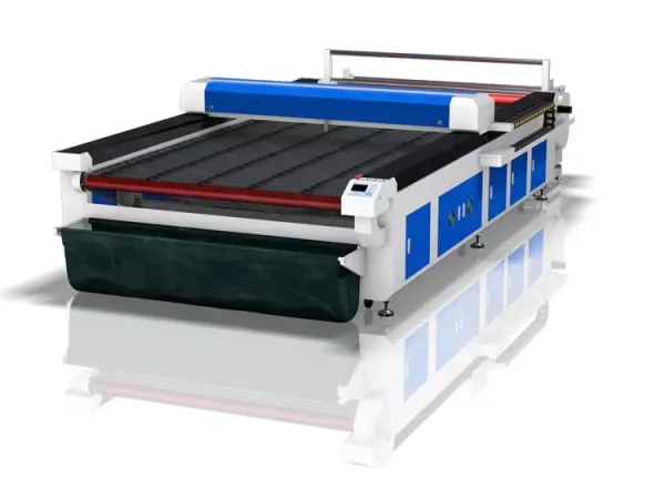 Máquina de corte láser para telas con sistema de alimentación automática - Imagen 2