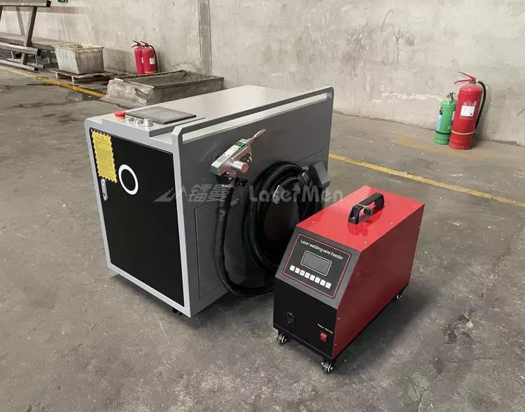 Máquina de limpieza y corte por soldadura láser de fibra de metal portátil todo en uno