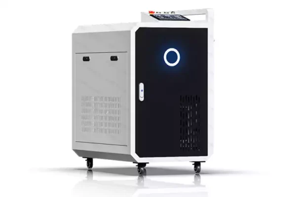 Máquina de limpieza y corte por soldadura láser de fibra de metal portátil todo en uno con sistema de cableado automático
